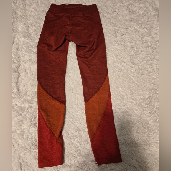 Outdoor Voices Techsweat Zoom Leggings Size XS Color Orange/Red - Picture 4 of 10